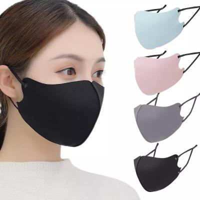 China Wholesale High Quality Reusable Washable Washable 3D Mask Ice Silk Cotton Facemask Earloop Protective Maskes for sale