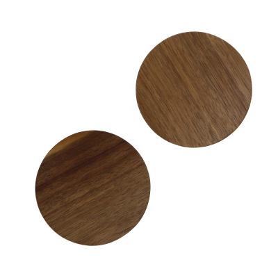 China Disposable High Quality Cheap Price Lid Natural Black Walnut Wooden Lid For Pot for sale