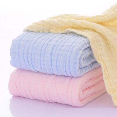 China Wholesale Anti-static Highly Soft Super Soft Gauze Baby Bath Towel Baby Blanket for sale