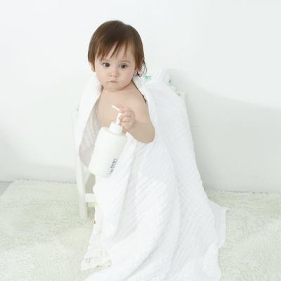 China Wearable Pure Cotton Muslin Gauze Baby Swaddle Blanket for sale