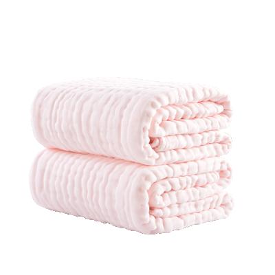 China 100% Cotton Bath Towel 110cm 6 Layer *110 Baby Towel Cotton Seersucker Bath Towel Kids Child Safe Cotton Gauze Towel for sale