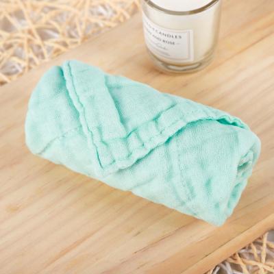 China 100% Natural Baby Face Towel Baby Muslin Cotton Wash Towel Child Safe Muslin Washcloths for sale