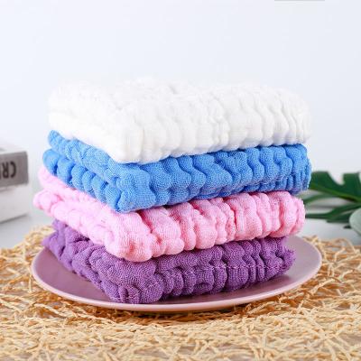 China Colorful Long Lasting Reusable Dishcloth Cellulose Cotton Dish Towel Durable High Absorbent Cleaning Cloth for sale