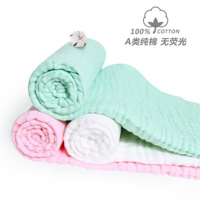 China China Wholesale 47 inch x47 Child Safe Custom Colors Single Gauze Cotton Baby Muslin Swaddle Blanket for Newborn Infant for sale