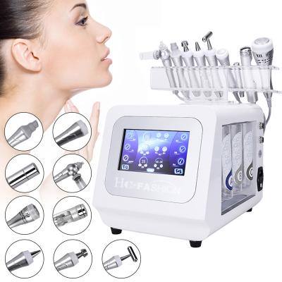 China Skin Rejuvenation Factory Supply Multifunctional 9 in 1 Hydrogen Oxygen Skin Machine Deep Cleansing Facial Skin Beauty Machine for sale