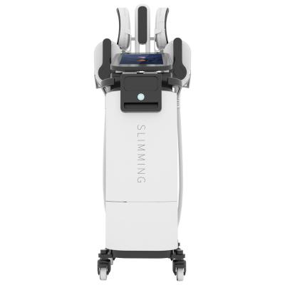 China beauty salon & Home Use 2022 Multifunction 4 Handles EMS Electromagnetic Body Slimming Machine For Fat Reduction Muscle Building for sale