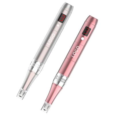 China Face Lift Top Selling Products 2022 Blackhead Remover Microneedle Pen Shrink Pores Eye Skin Lift Facial Microneedle Pen for sale