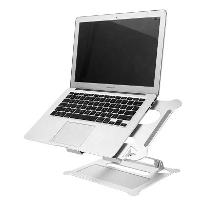 China Adjustable (Height) Adjustable Laptop Stand Portables Fold Ergonomic Foldable Metal Arm Aluminum Alloy Laptop Stand Notebook Notebook Stand for sale