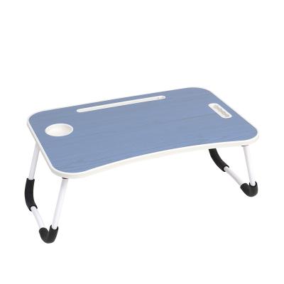 China Creative Folding Multifunctional Laptop Table Tray Table Storage Bracket Laptop Foldable Bed Stand for sale