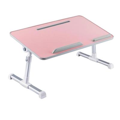 China Portable Folding Folding Laptop Bed Tray Table Lap Desk Cup Laptop Bed Table Stand for sale