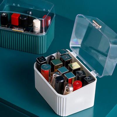 China 2021 Newest Design Eco-friendly Storage Lipstick Makeup Jewelry Organizer Plastic Home Box for sale