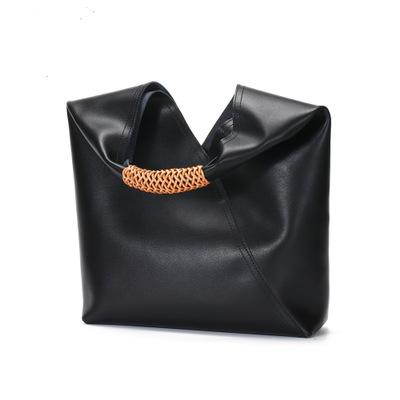 China High Quality Designer Purses and Ladies Handbags Women Handbags Leather Trim Black Luxury Women Handbag for sale