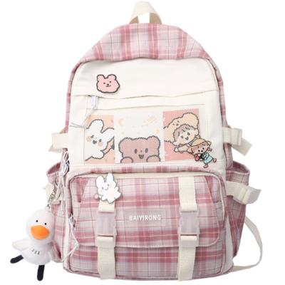 China 2021 Daily Life Fashion Customized Nylon Pattern Backpack Fashionable Handbag For Girls for sale