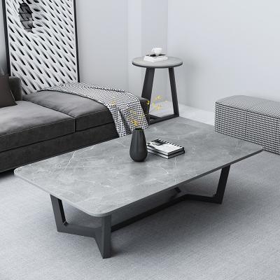 China EUROPEAN Light luxury rock board tea shand modern simple Nordic marble tea table small living room for sale