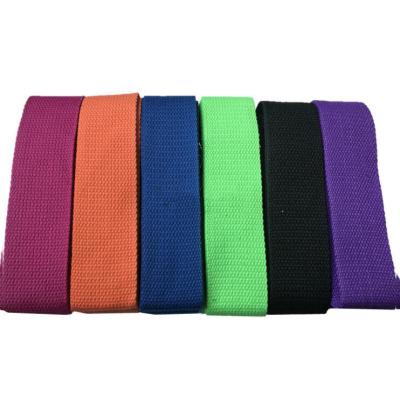 China Exercise Durable Flexible Girls Nylon Yoga Strap, Yoga Strap Mat Carrier Belt for sale