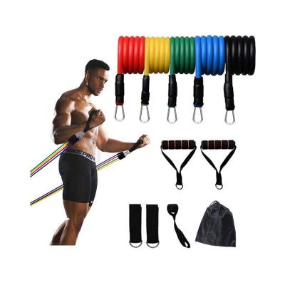 China Increase Strength Fitness Gym Band Stretch Material Resistance Band Set 11 for sale