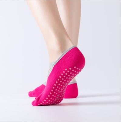 China Viable Wholesale Custom Bulk Women's Non-slip Yoga Socks for sale