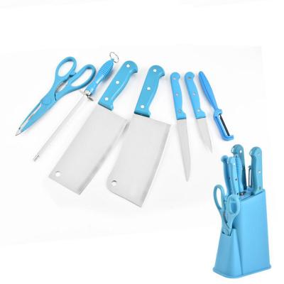 China Sustainable 8Pcs Kitchen Stainless Steel Knife Set for sale