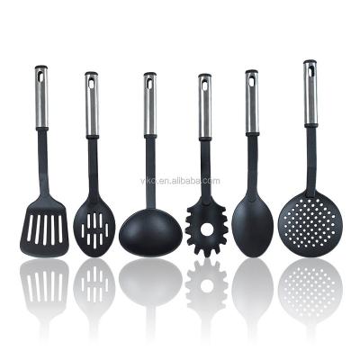 China Sustainable Heat Resistant Kitchen Utensil Accessory Tool Kit 6 PC - Nylon Kitchen Utensil Set for sale