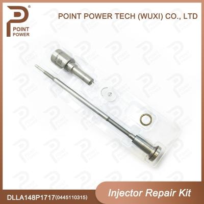 China 0445110315 Bosch Injector Repair Kit With DLLA148P1717 Nozzle common rail parts for sale