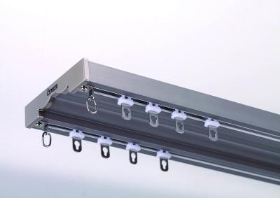 China Suspended Ceiling Double Curtain Track Exterior Aluminum Curtain Track for sale