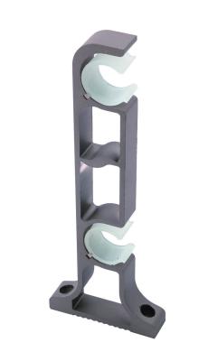 China Cortina doble cargada pesada Rod Brackets Easy Installation del soporte de poste de la cortina en venta