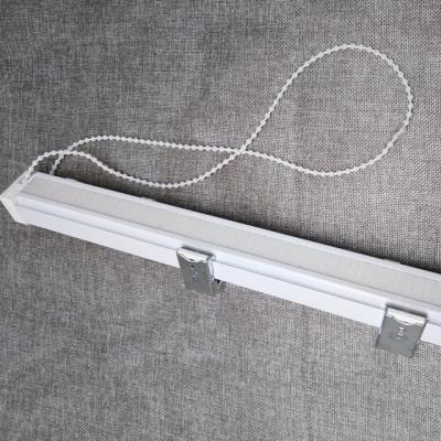 China Aluminum Strong Bearing 5m Length Roman Blind Track Kit Noisy Free for sale