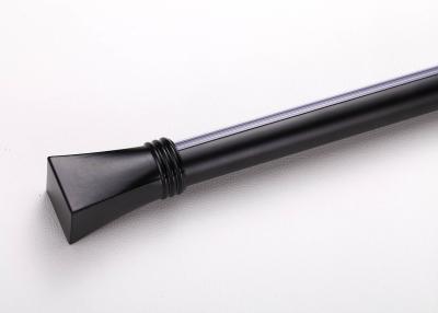 China Powder Coating 2m Length 28mm Curtain Rod End Caps Aluminum for sale