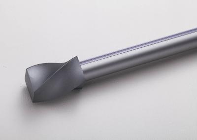 China Length 100cm Thickness 0.5mm Curtain Rod Finals Curtain Pole Ends Aluminum for sale