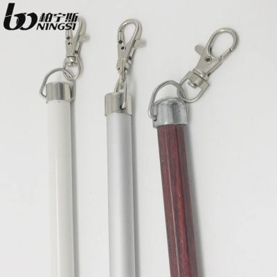 China Transparent 15mm Dia 100cm Length Drapery Pulls Drapery Wands Adjustable for sale