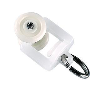 China High Precision Bathroom Use 1.5m Length Curtain Wheel Runners With Ring for sale