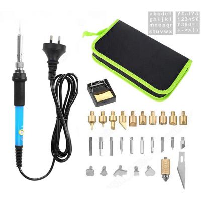 China Iron Kit Set Dropshipping Solding Iron Pencil Grip One Solder Etching Pyrography Tool 60w Adjustable Electric Soldering Iron for sale