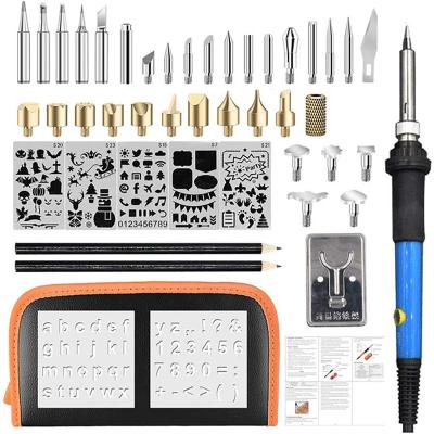 China Temperature Control Tool Kit Set Wood Burning Ferro De Solda Skyasia Electric Soldering Irons Soldering Iron 60W Kit for sale