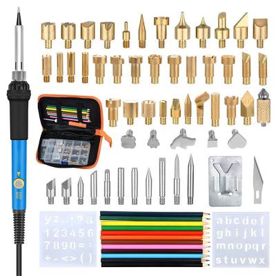 China Temperature Control Herramienta Electric Soldering Irons Tool Kit Skyasia Ferro De Solda 60W Soldering Iron Wood Carving Kit for sale