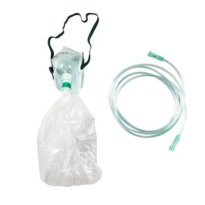 China China Factory Good Quality Non Rebreathing Customized Oxygen Mask With 1000ml Reservoir Bag for sale