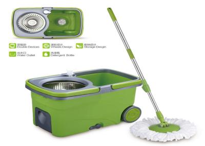 China Lightweight Commercial 360 Spin Mop As Seen On Tv Mop And Bucket SS Pole for sale