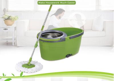 China 6.5L Capacity Flat  360 Spin Mop For Hardwood Floors With Single Bucket for sale