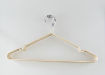 China Multifunctional Heavy Duty Wire Clothes Hangers , Metal Skirt Hangers For Hotel for sale