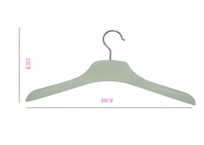 China White / Black Velvet Coat Hangers , Personalized Wedding Dress Hanger High End for sale