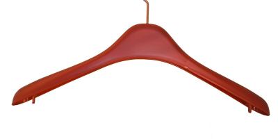 China Personalized Multi Colored Plastic Suit Hangers For Aldults Private Label for sale