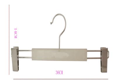 중국 짧은 목 금속 클립 바지 걸이, 조밀한 바지 옷 걸이 높은 14 Cm 판매용