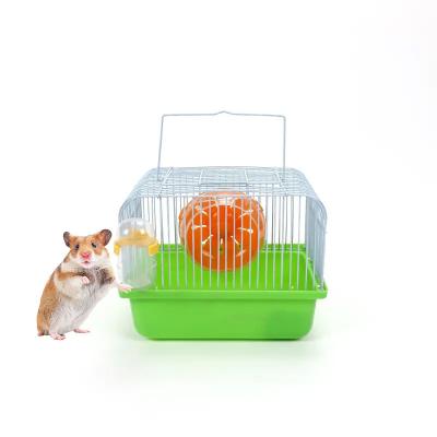 China Sustainable New wholesale luxury hamster castle plastic removable hamster toy hamster cage for sale