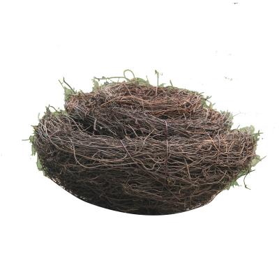 China Sustainable Easter Garden decoration New design handmade natural material rattan bird nest for sale