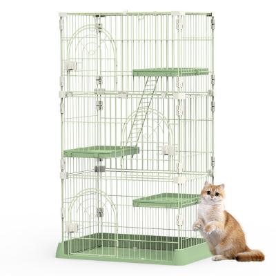 China Sustainable Multi functional multi-layer metal pet cat and dog house cage for sale