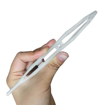 China Sustainable Wholesale hot sale 18cm Nightlight tweezer for reptiles feeding tool WHITE for sale