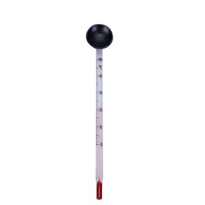 China Sustainable Wholesaler Floating Aquarium Thermometer Waterproof Fish Tank Temperature Gauge With Suction Cup Mercury Free for sale