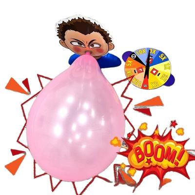 China Eco-Friendly Decompression Best-selling blow balloon launch game casual parent-child interaction pump pressure decompression toy multiplayer game props for sale