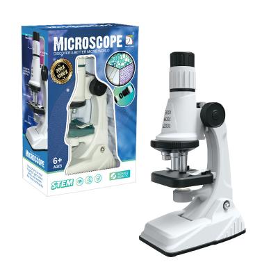 China Kids Microscope Toy hot selling educational toys Children's light microscope Enter the wonderful world of the micro for sale