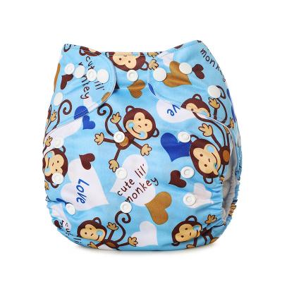 China Printed Waterproof TPU Printed Cloth Diapers Ecological Baby Diapers Reusable Eco Nappy Supplier For Sale for sale