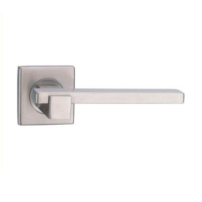 China Stainless steel chimney tube lever door handle door maker for mortise door lock for wooden or metal doors for sale